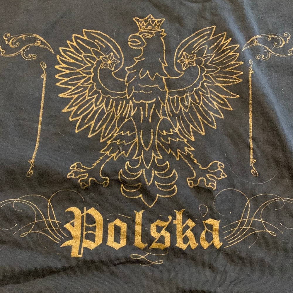 Polish Pride black t shirt